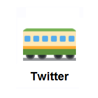 Railway Car on Twitter Twemoji