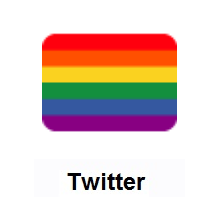 Rainbow Flag on Twitter Twemoji