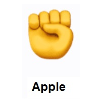 Raised Fist on Apple iOS