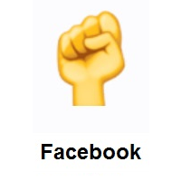 Raised Fist on Facebook