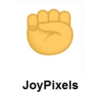 Raised Fist on JoyPixels