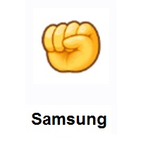 Raised Fist on Samsung