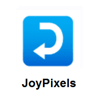 Right Arrow Curving Left on JoyPixels