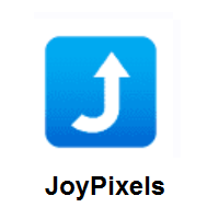Right Arrow Curving Up on JoyPixels