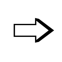 Right-Shaded White Rightwards Arrow