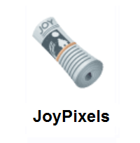 Rolled-Up Newspaper on JoyPixels