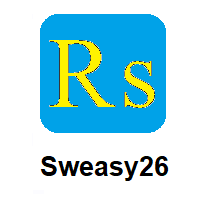 Rupee Sign on Sweasy26