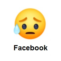 Sad But Relieved Face on Facebook