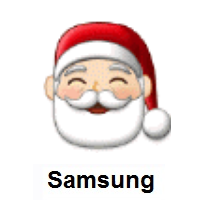 Santa Claus: Light Skin Tone on Samsung