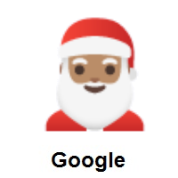 Santa Claus: Medium Skin Tone on Google Android