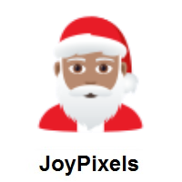 Santa Claus: Medium Skin Tone on JoyPixels