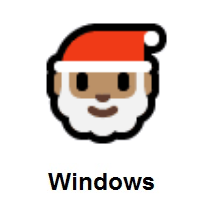 Santa Claus: Medium Skin Tone on Microsoft Windows