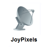 Satellite Antenna on JoyPixels