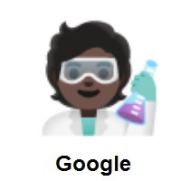 Scientist: Dark Skin Tone on Google Android