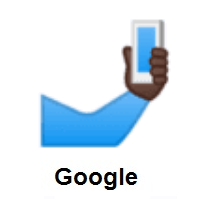 Selfie: Dark Skin Tone on Google Android