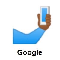 Selfie: Medium-Dark Skin Tone on Google Android