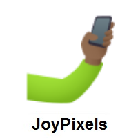 Selfie: Medium-Dark Skin Tone on JoyPixels