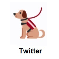 Service Dog on Twitter Twemoji