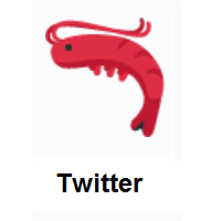 Shrimp on Twitter Twemoji