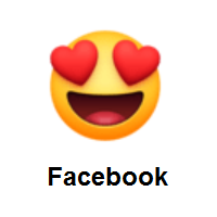 Smiling Face with Heart-Eyes on Facebook