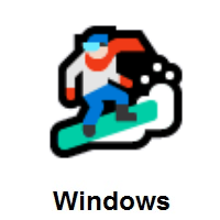 Snowboarder: Light Skin Tone on Microsoft Windows