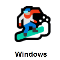 Snowboarder: Medium-Light Skin Tone on Microsoft Windows