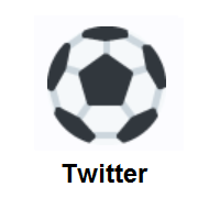 Soccer Ball on Twitter Twemoji