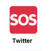 SOS Button on Twitter Twemoji