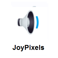 Speaker Medium Volume on JoyPixels