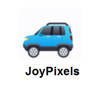 Sport Utility Vehicle on JoyPixels