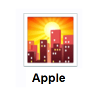 Sunset on Apple iOS