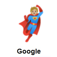 Superhero: Medium-Light Skin Tone on Google Android