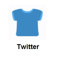 T-Shirt on Twitter Twemoji