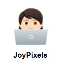 Technologist: Light Skin Tone on JoyPixels