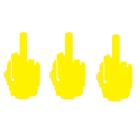 Three Times Middle Finger