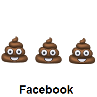 Three Times Pile of Poo on Facebook