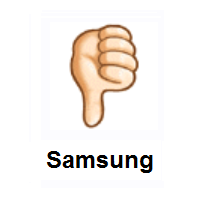 Thumbs Down: Light Skin Tone on Samsung