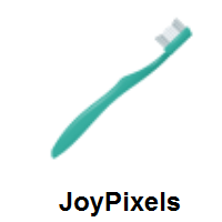 Toothbrush on JoyPixels