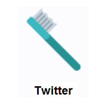 Toothbrush on Twitter Twemoji