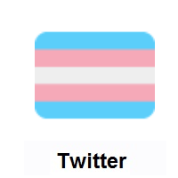 Transgender Flag on Twitter Twemoji