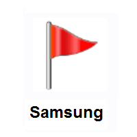 🚩 Triangular Flag Emoji, Red Flag Emoji