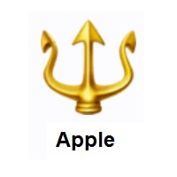Trident Emblem on Apple iOS