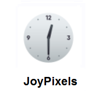 Twelve-Thirty on JoyPixels