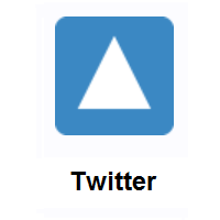 Upwards Button on Twitter Twemoji