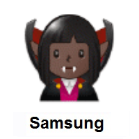 Vampire: Dark Skin Tone on Samsung