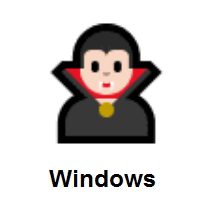 Vampire: Light Skin Tone on Microsoft Windows