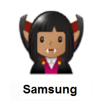 Vampire: Medium Skin Tone on Samsung