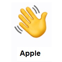 Waving Hand on Apple iOS