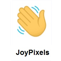 Waving Hand on JoyPixels