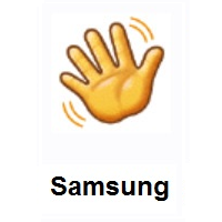 Waving Hand on Samsung